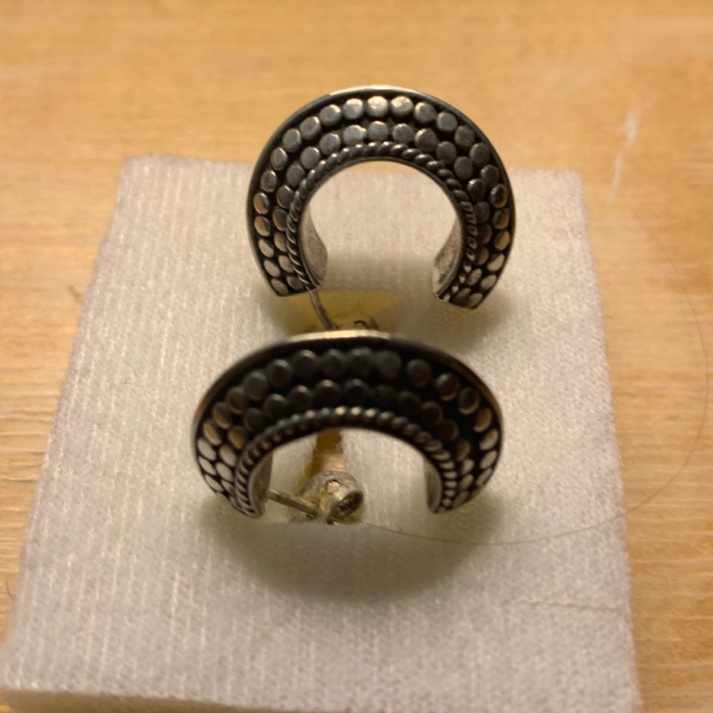 Sterling silver post earrings